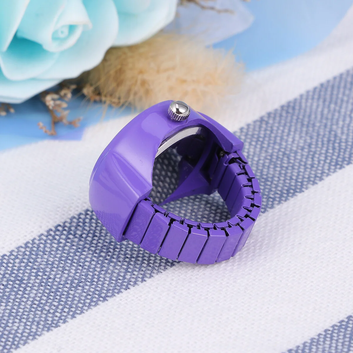 Watch-shaped Ring Ladies Watches For Women Water Proof Unisex Man Mini Clock
