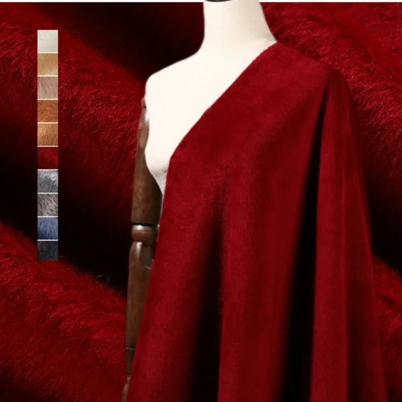 Односторонняя ткань Vicuna Alpaca фирменное модное дизайнерское пальто плотная мягкая