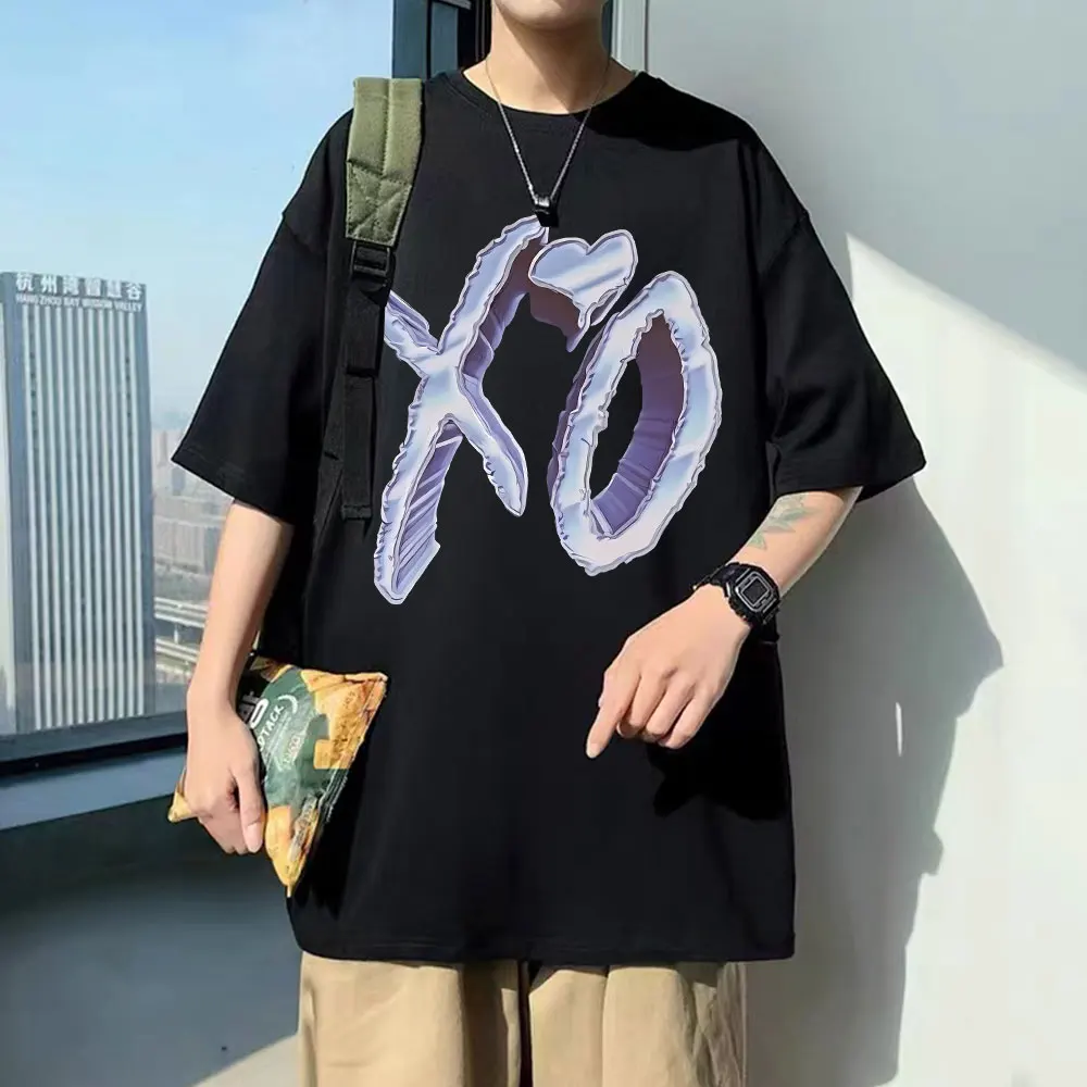 

The Weeknd X'o Dawn FM Art Aesthetic Graphic Tshirt Short Sleeve Men Women Casual Oversized T Shirt Men's Hip Hop Fashion Tees
