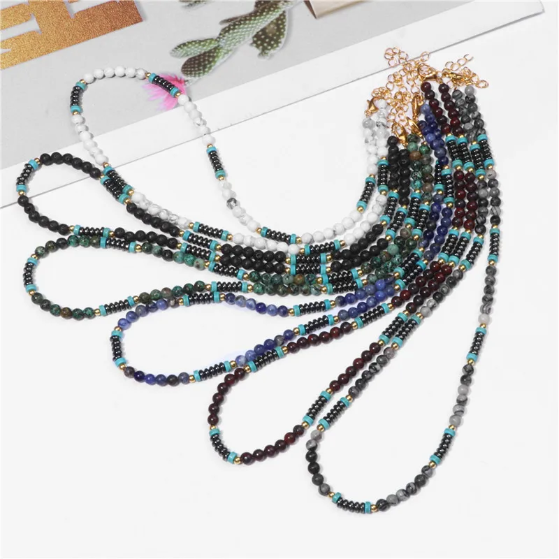 Ожерелье из гематита 45 см