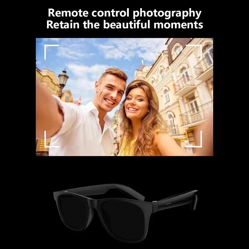 Фото Умные беспроводные очки Lenovo 8K AI 1600MP с Bluetooth, сенсорным управлением, записью фото, переводчиком и голосовым помощником №3