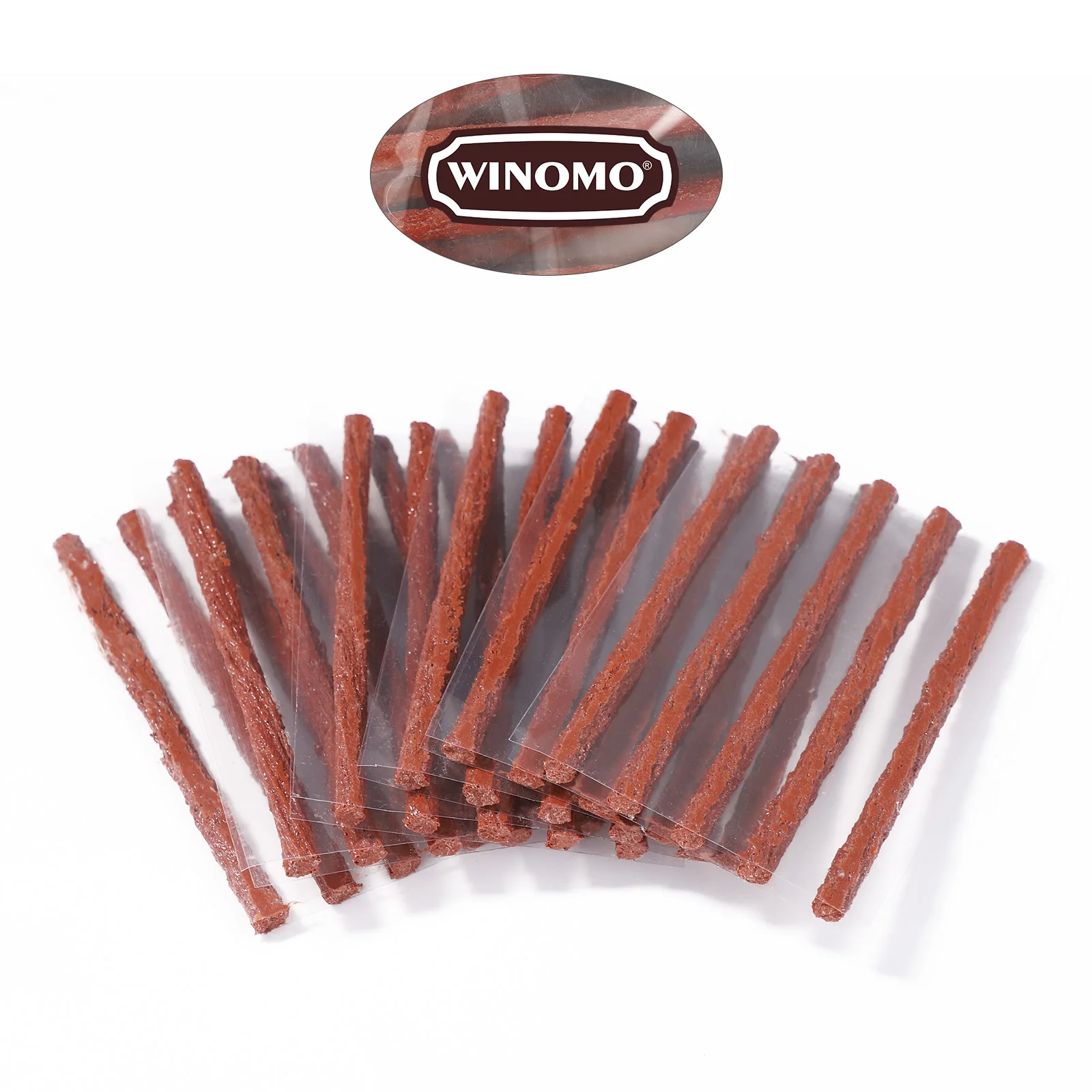 WINOMO 30 шт. полоски для ремонта шин струны резиновые бескамерные проколов ремонт