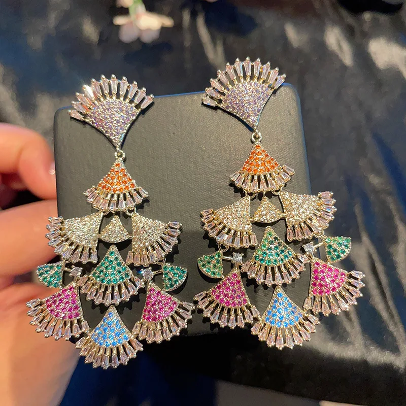 

Bilincolor Fashion Multicolor Skirt Earring for Women