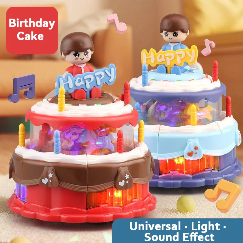 Детская игрушка музыкальный торт игрушки для мальчиков и девочек детский
