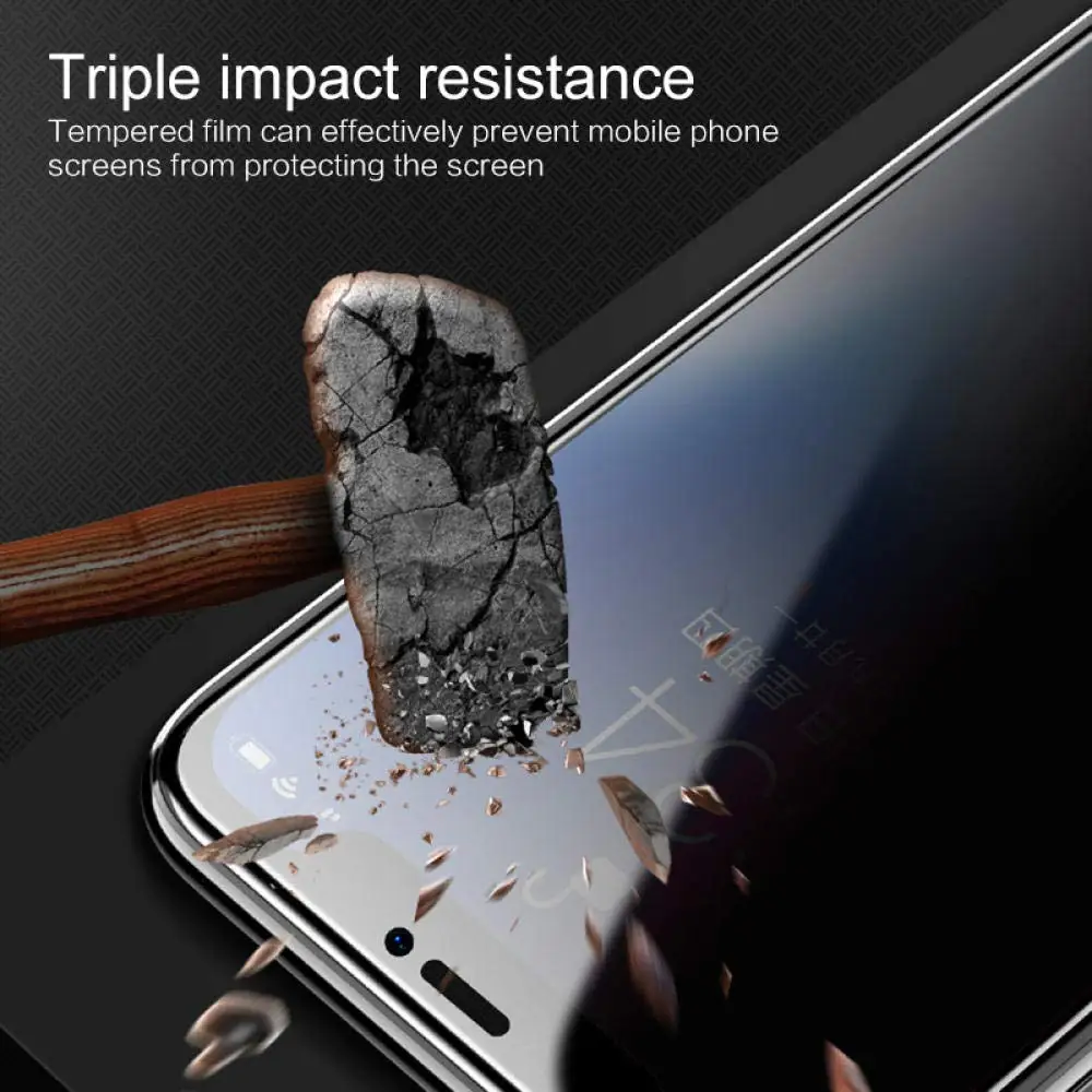 1-3 Pcs Anti Spy Protective Glass for IPhone 13 12 11 Pro XR XS X Privacy Screen Protector on IPhone 12Mini 7 Plus 8 Phone Glass