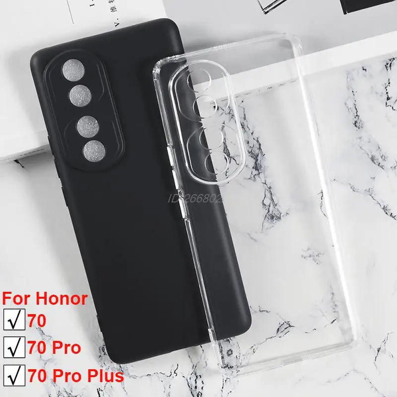 

Honer 70 Global Version Transparent Case For Huawei Honor 70 Pro Smartphone Silicone Cover For Honor 70 Pro Plus Funda Coque