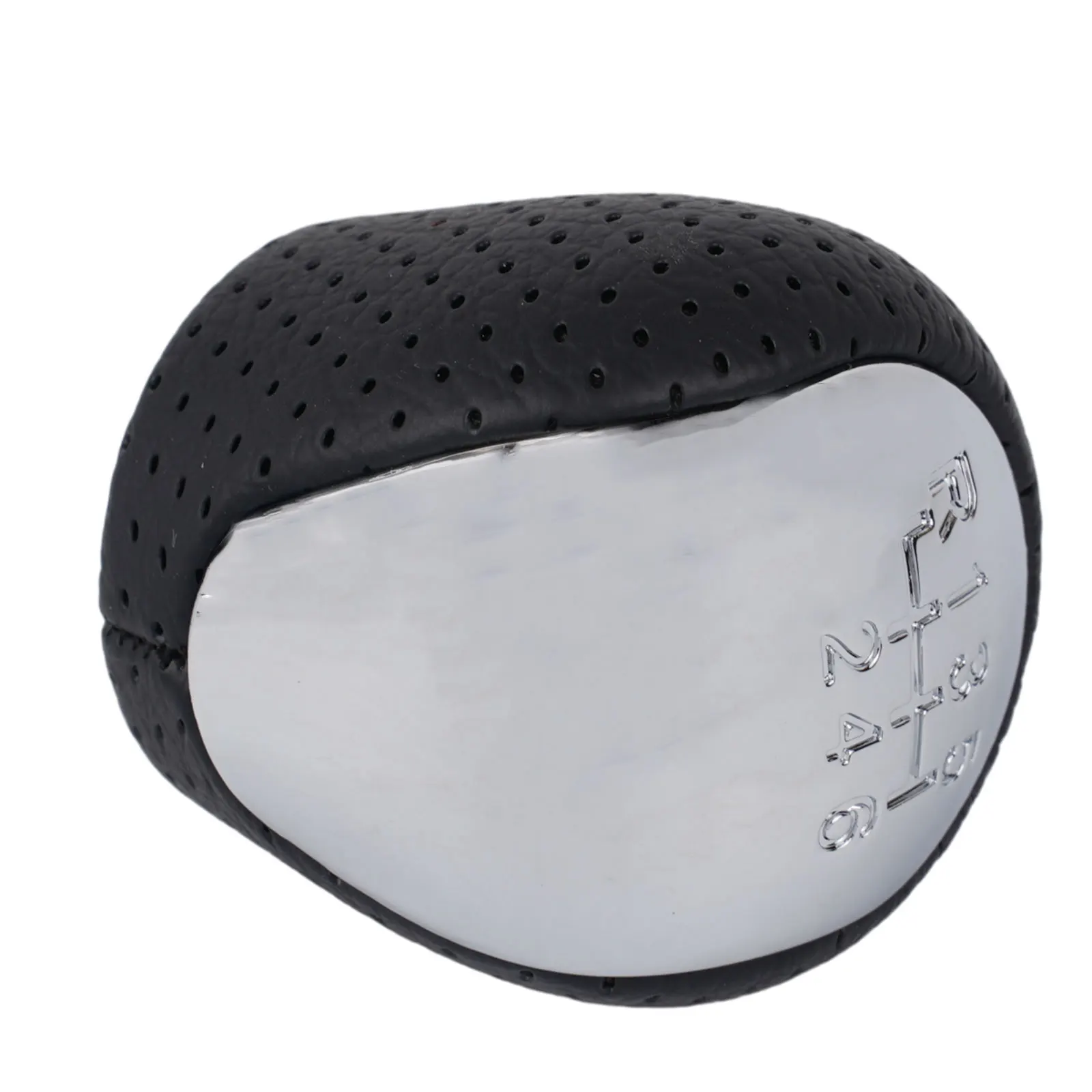 1x автомобильная хромированная ручка переключения передач рычаг гандбольная 6