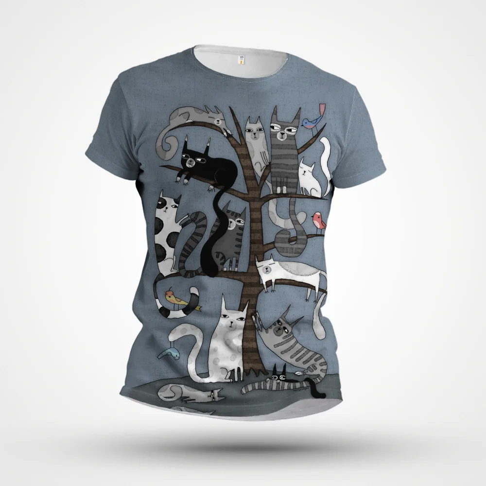 

Men's Summer T-shirt Clothing Short Sleeve Fashion Printing Top T-shirt Clothing 3D Printing New T-shirt