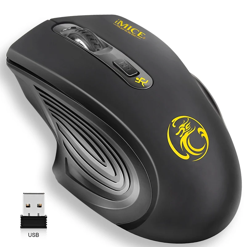 

Wireless mouse computer ergonomic mause 2.4G Optical Silent pc mice Mini 4 Buttons 2000DPI Noiseless usb mouse for laptop pc mac