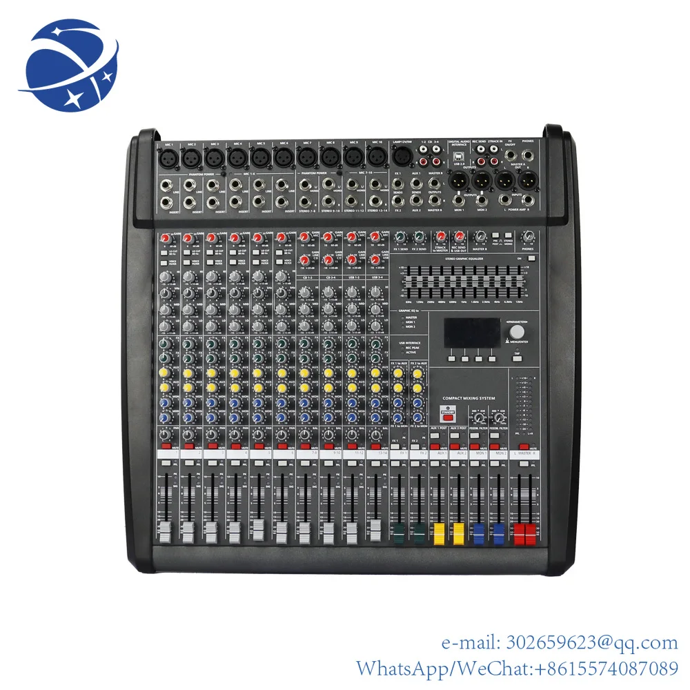 

yyhc digital audio mixer CMS 1000-3 Double DSP effector stage controller