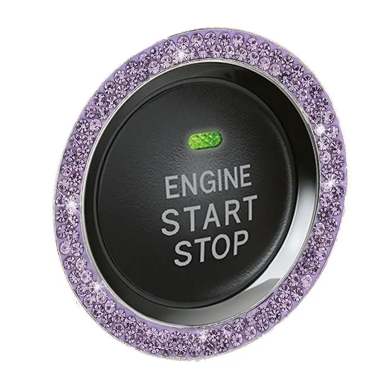 

Кнопка запуска автомобильного двигателя Bling Стразы Кнопка запуска автомобильного двигателя кольцо для запуска автомобильного двигателя блестящая Кнопка аксессуар для переменного тока