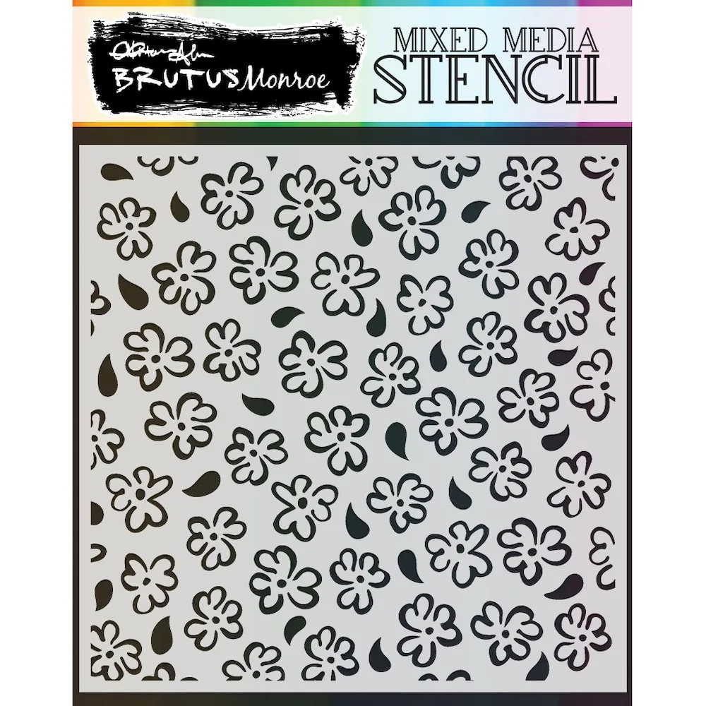 

2022 Spring Blanket of Blooms 6x6 Stencil Diy Craft Paper Diary Album Greeting Card Scrapbooking Coloring Kids Fun Drawing Molds