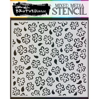 2022 spring blanket of blooms 6x6 stencil diy craft paper diary album greeting card scrapbooking coloring kids fun drawing molds