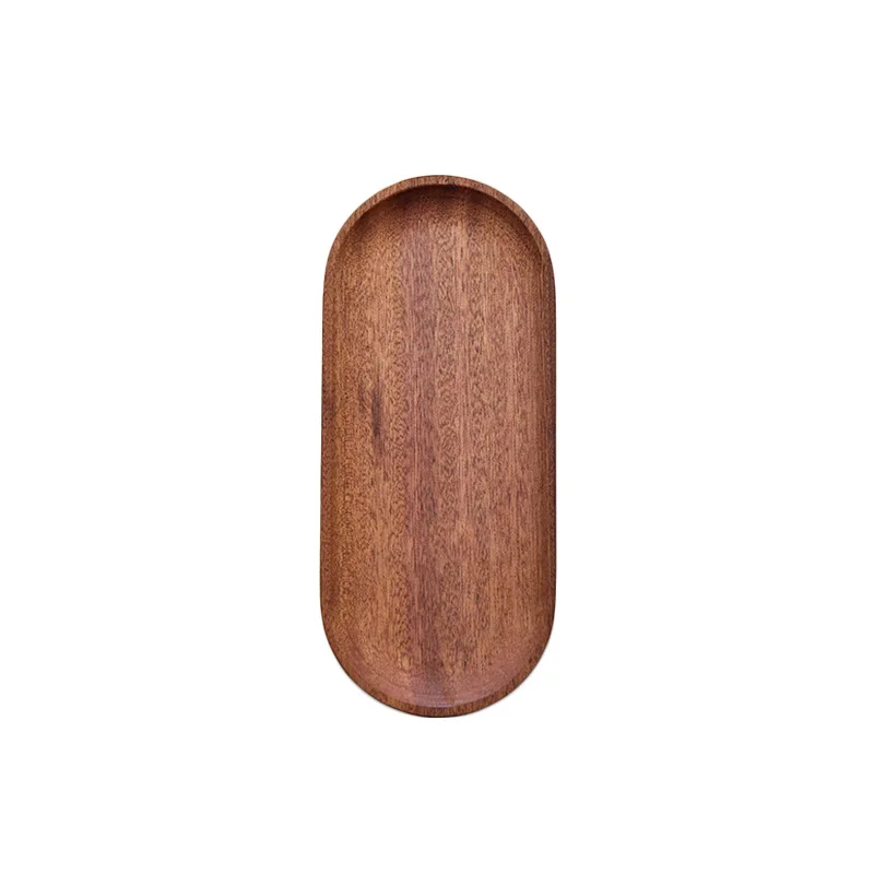 Деревянный сервировочный поднос тарелка для кухни торта кофе фруктовый орех еда