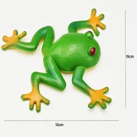 childrens novelty fun creative trick toy simulation frog model soft glue squeeze fake frog decompression vent desktop ornaments