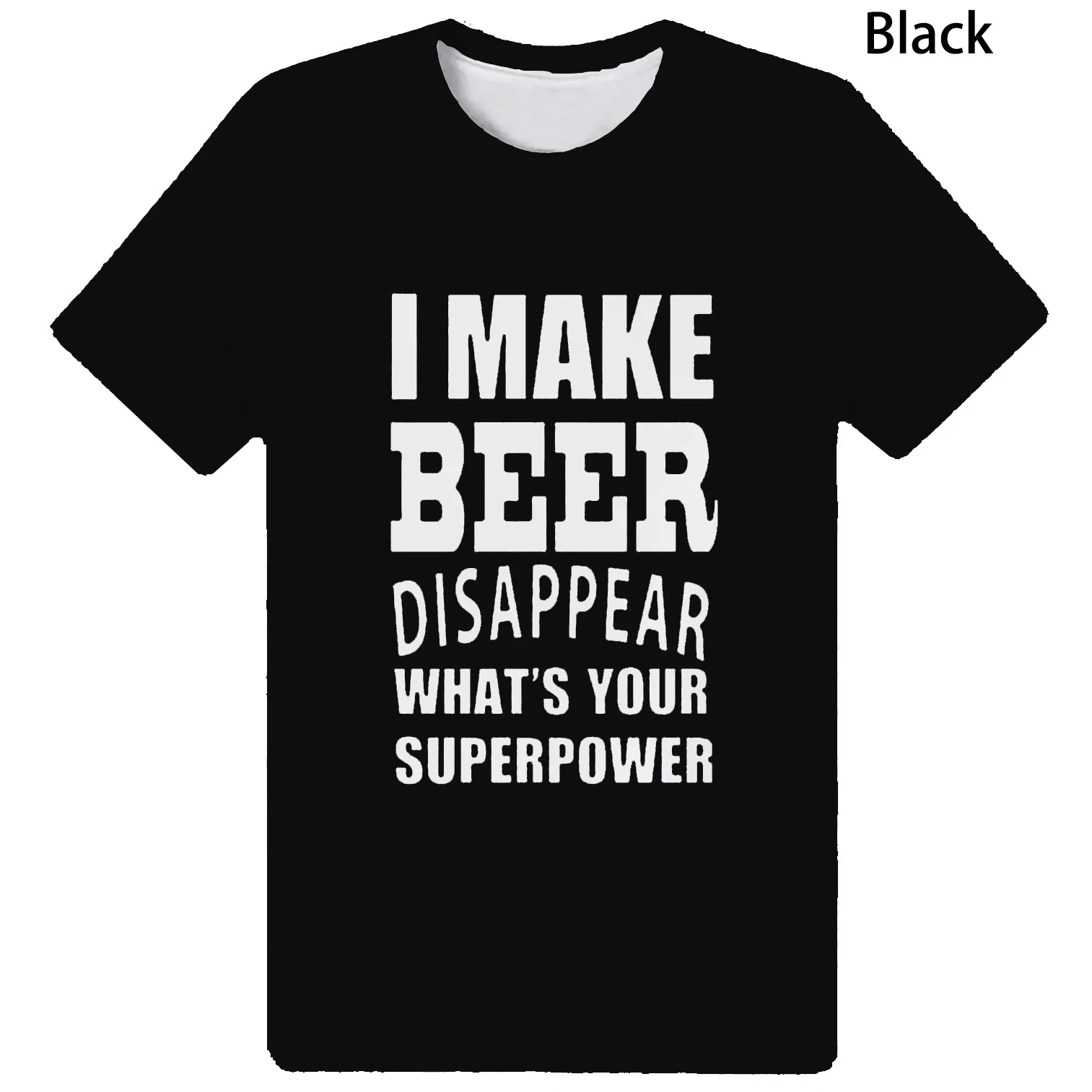 2022 футболка с надписью Я сделаю исчезновение пива как ваша суперсила шутка