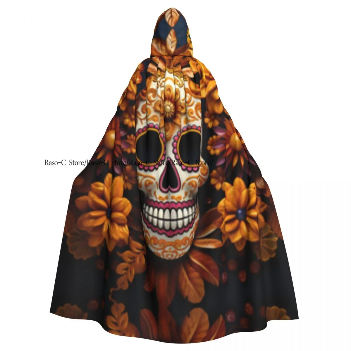 Двусторонняя накидка-накидка унисекс с капюшоном для взрослых вампиров плащ