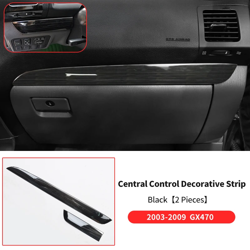 

Для 2003-2009 Lexus GX 470 GX470 2008 2007 2006 2005 2004 аксессуары для модификации приборной панели Нижняя отделка интерьера