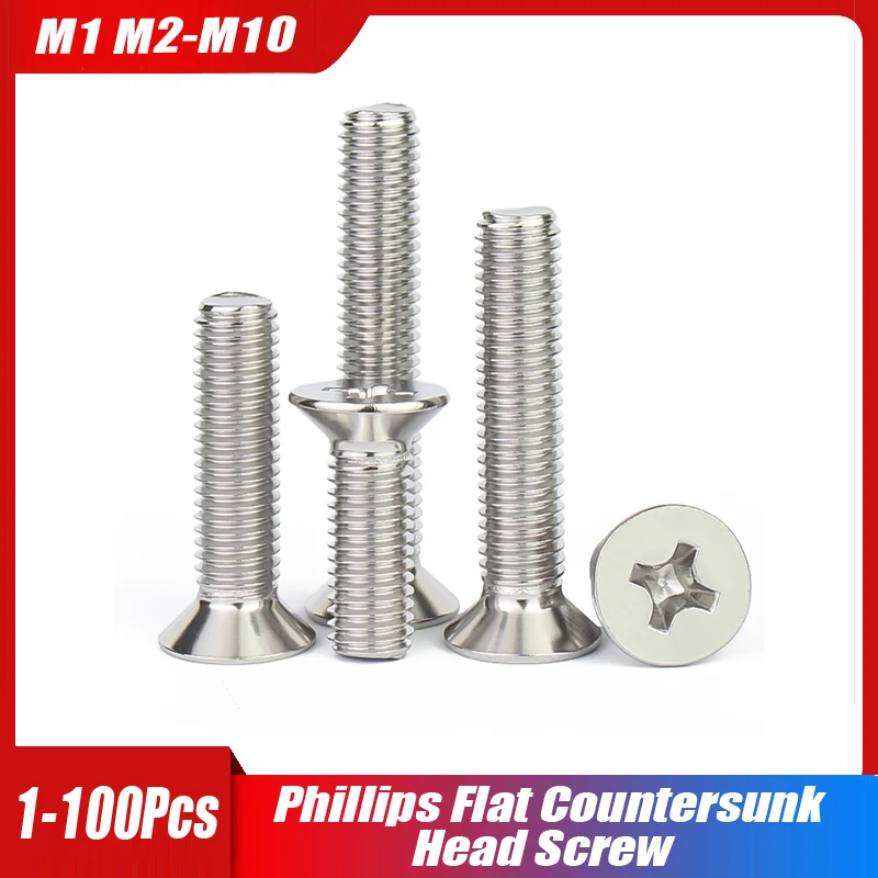 

Винты из нержавеющей стали M1-M10