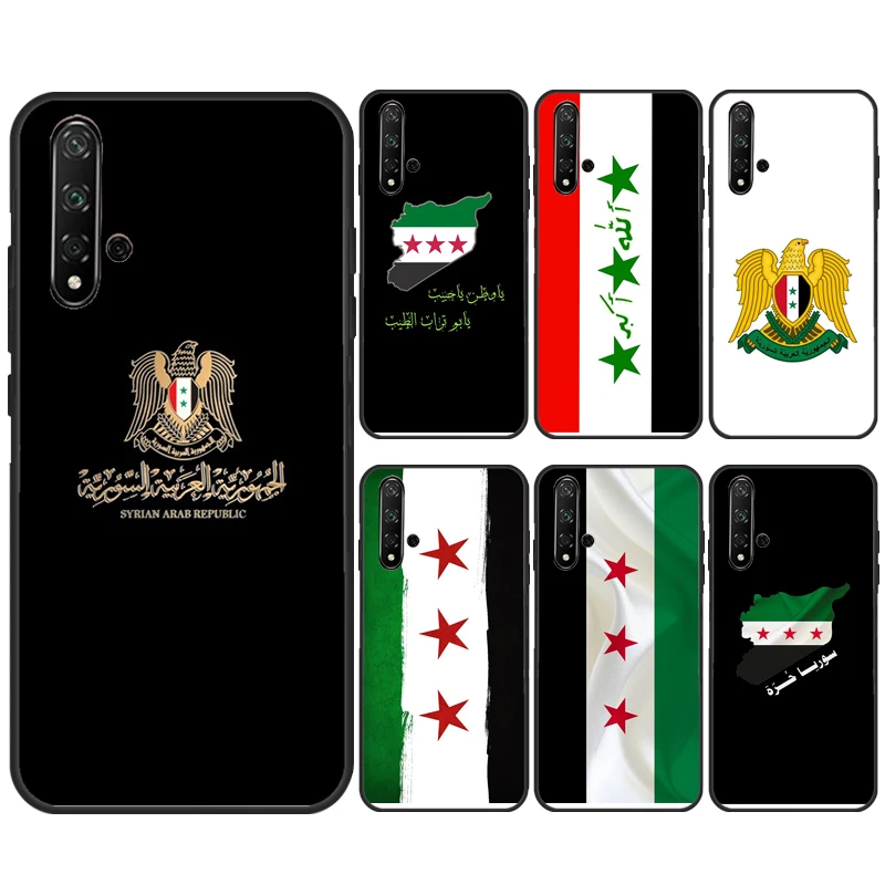 Чехол с сирийским флагом для Huawei P40 P20 P30 Lite Nova 11i 8i 3i 9 10 SE 11 Pro 5T Y91 Y90 Y70 Y61 Y60 чехол