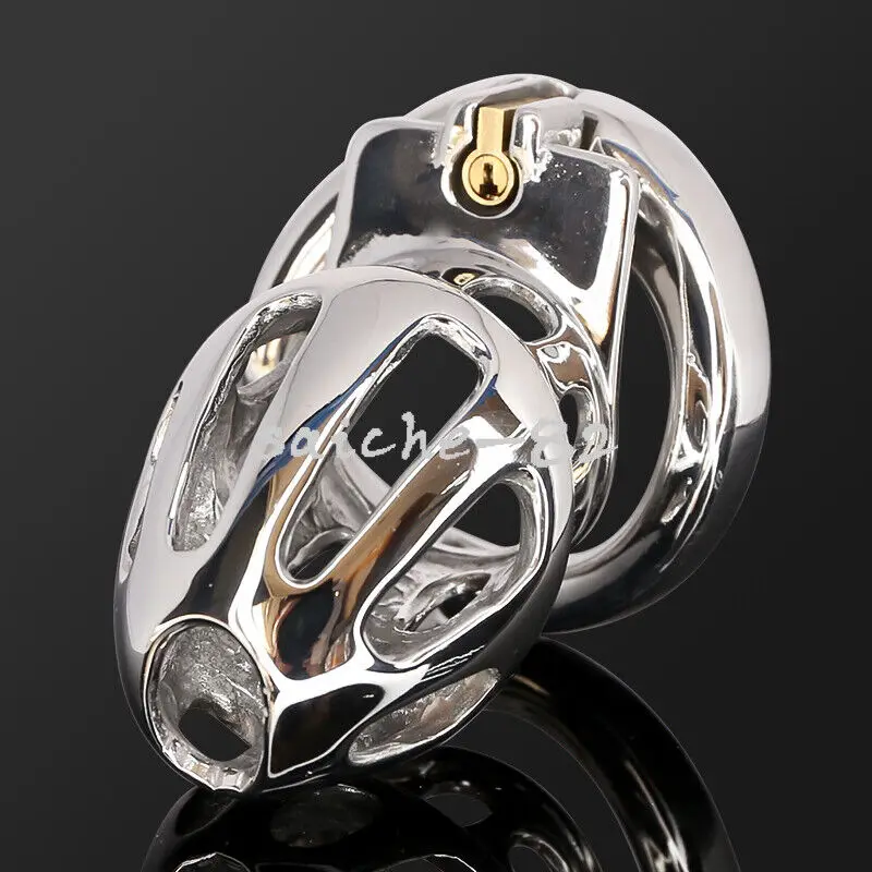 Мужское устройство целомудрия замок из нержавеющей стали клетка удерживающая