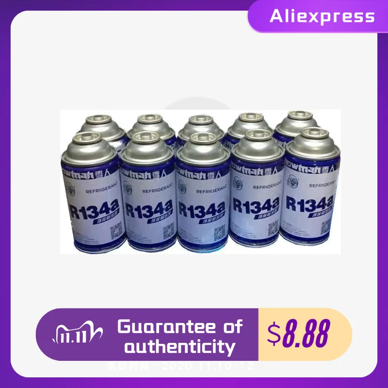 

Car air conditioner R134a purity 99.9% R134, HCF134A high quality OEM OWN BRAND for car and truck excavators
