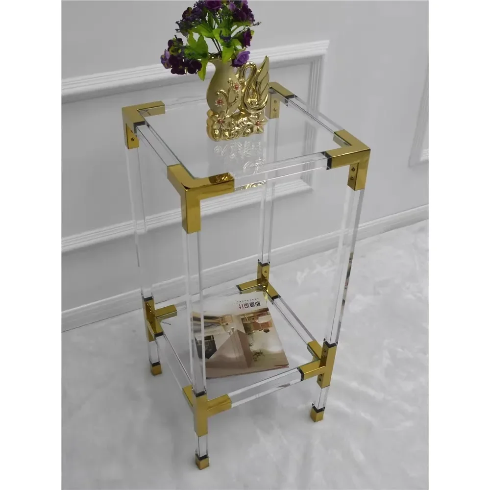 Светильник Роскошная современная акриловая подставка для цветов домашняя