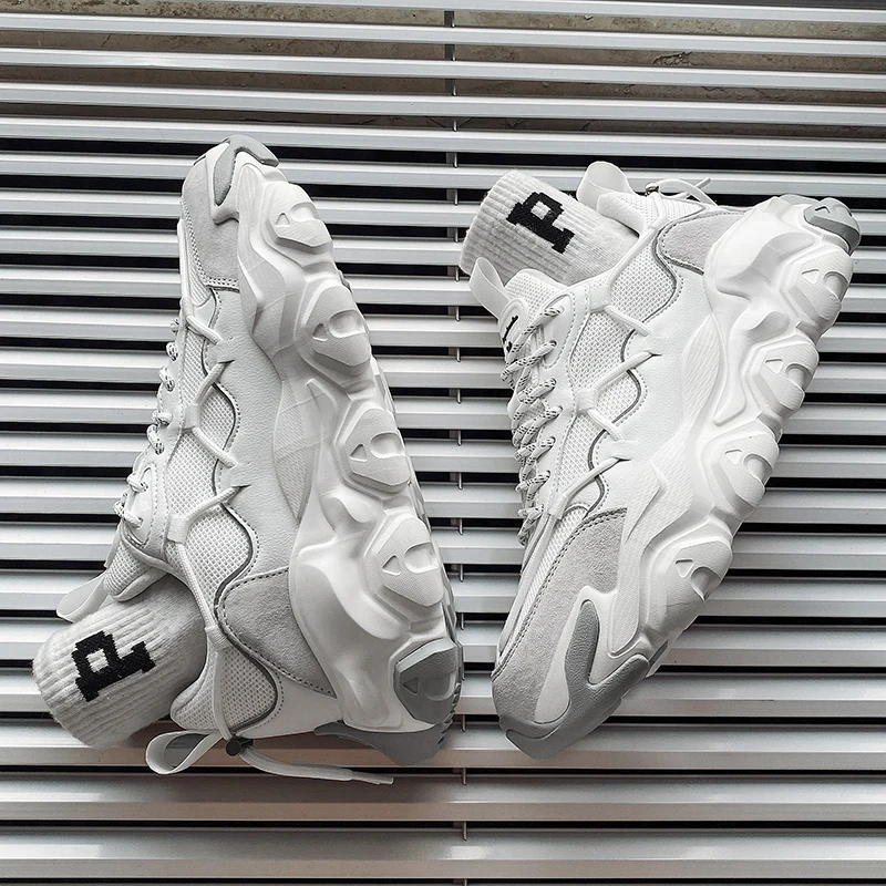 

Модная обувь на толстой подошве для мужчин на осень, новая популярная модная брендовая мужская обувь, универсальная Дорожная Спортивная повседневная обувь