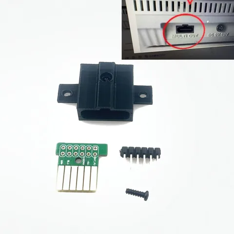 1 комплект гнездового разъема Multi AV-выхода Nintendo SNES RGB DIY