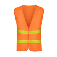 high visibility vest waistcoat safety with reflective strips for night cycling