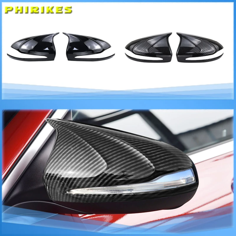 

Carbon Fiber Car Side Rearview Mirror Cover Shell for Mercedes-Benz W205 W213 X253 C E GLC GLA GLB Class