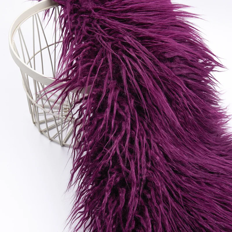 1 ярд имитация пляжной шерсти ткань из искусственного меха плюшевая редька