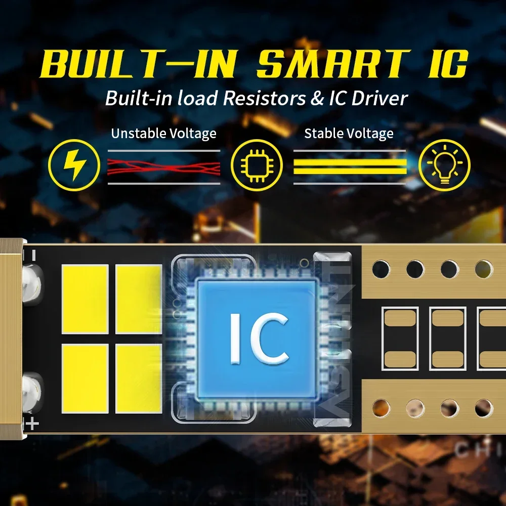 2 шт. W5W T10 LED CANBUS без ошибок 5W5 1800Lm 3020 SMD Супер яркие автомобильные парковочные