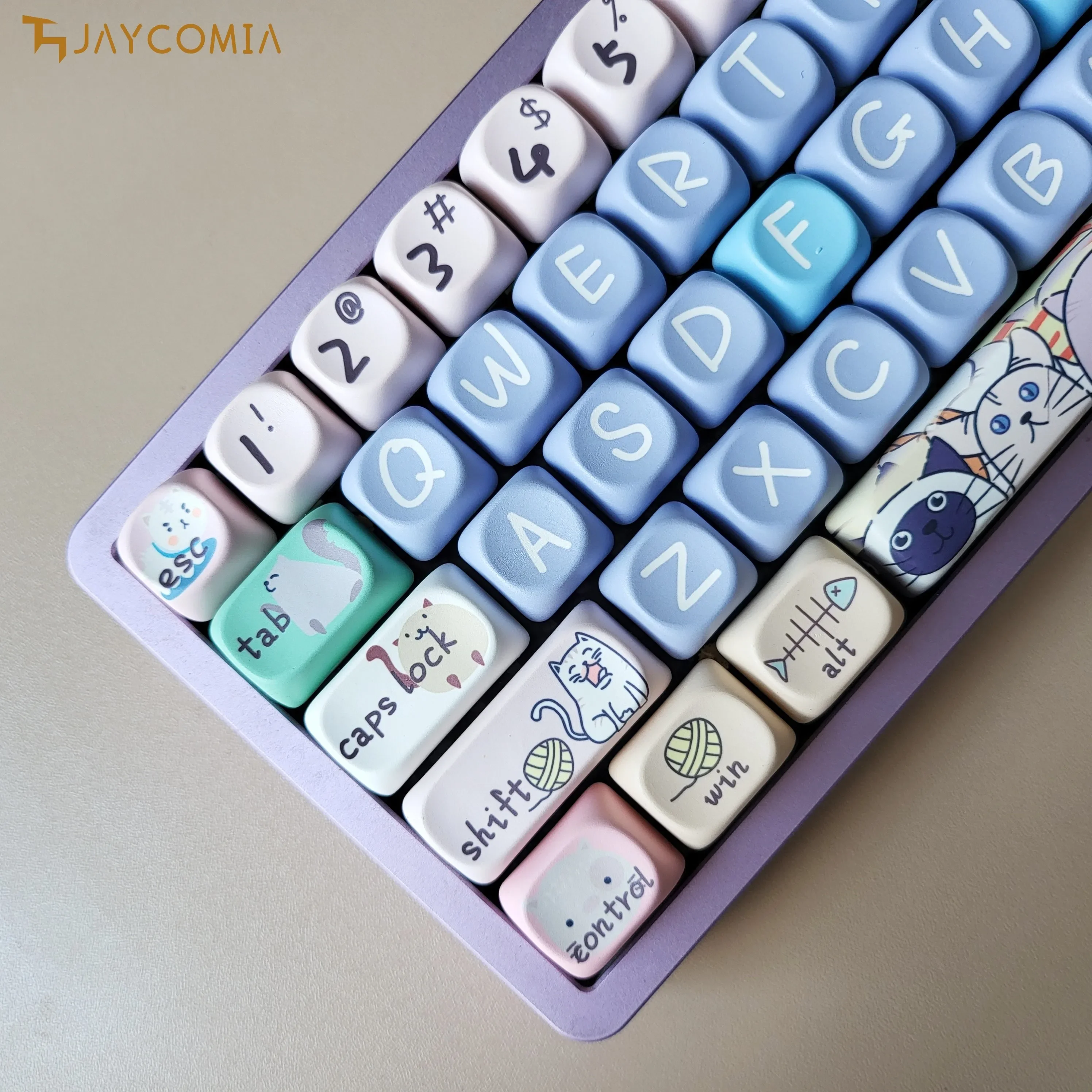 2024Newstyle MOA Profile Cat And Mouse PBT Колпачки для клавиш Корейский немецкий ISO ANSI Layout Большой