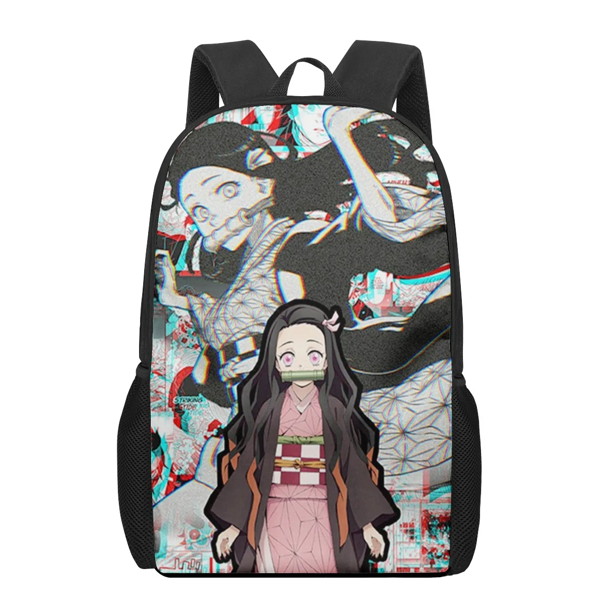 Рюкзак для девочек начальной школы с 3D рисунком из аниме Kimetsu no Yaiba