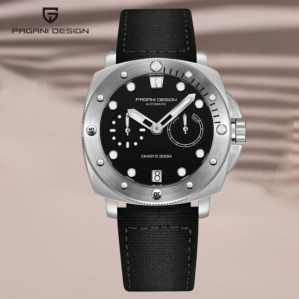 PAGANI DESIGN CAL.2C10 оригинальные мужские механические часы с сапфировым стеклом из