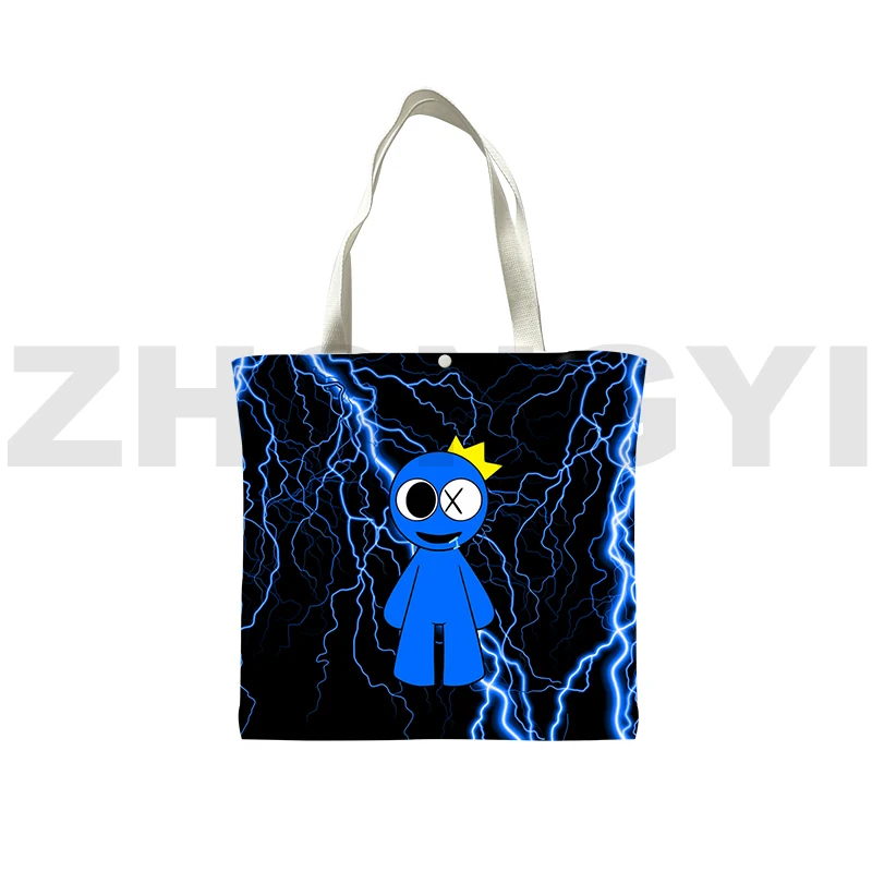 

Модная холщовая 3D Радужная сумка через плечо для друзей для женщин, аниме, сумки-тоуты, женские ручные сумки, дорожные сумки для покупок, муж...