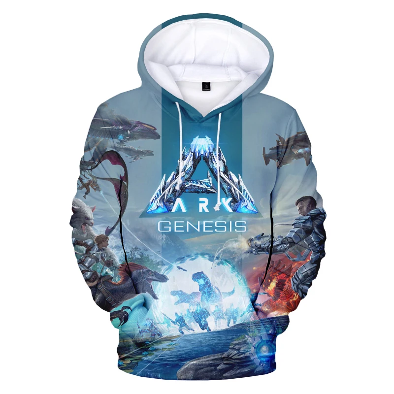 

2023 Newest Game ARK Genesis Season Pass 3D Printed Hoodies Men Women Cool Harajuku Hoodies Oversized Coat Print Sweatshirts