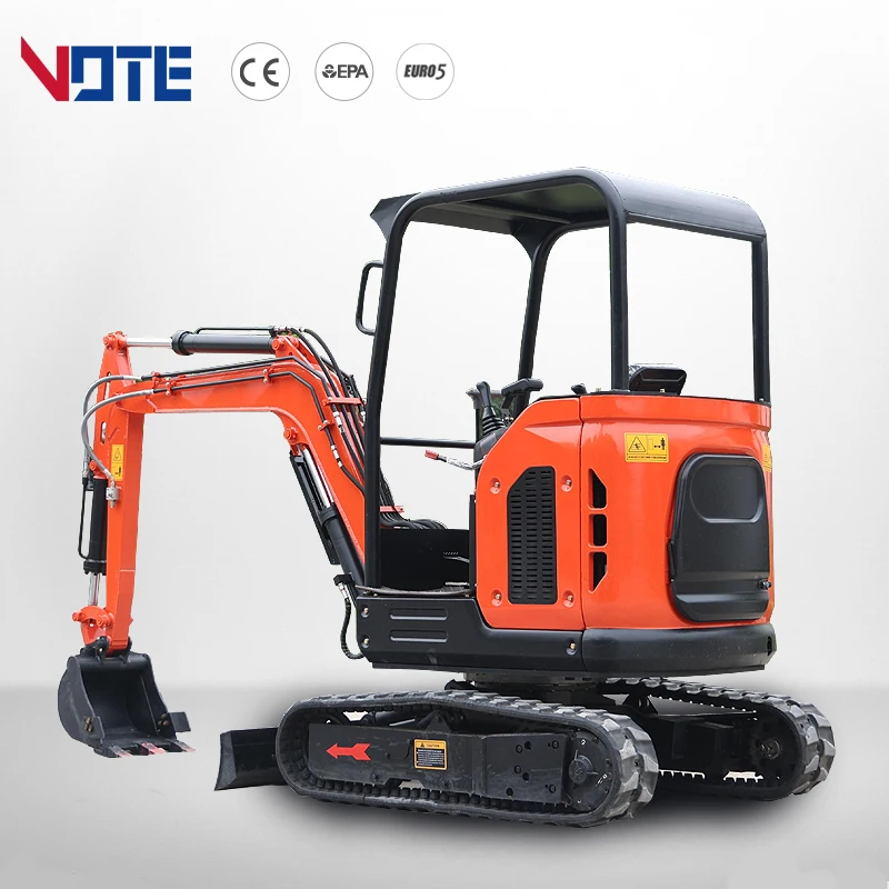 1Ton 1.7Ton 2Ton 3000kg Hydraulic Mini Excavator Diesel Digger With Competitive Prices Meet CE EPA EURO 5 Emission