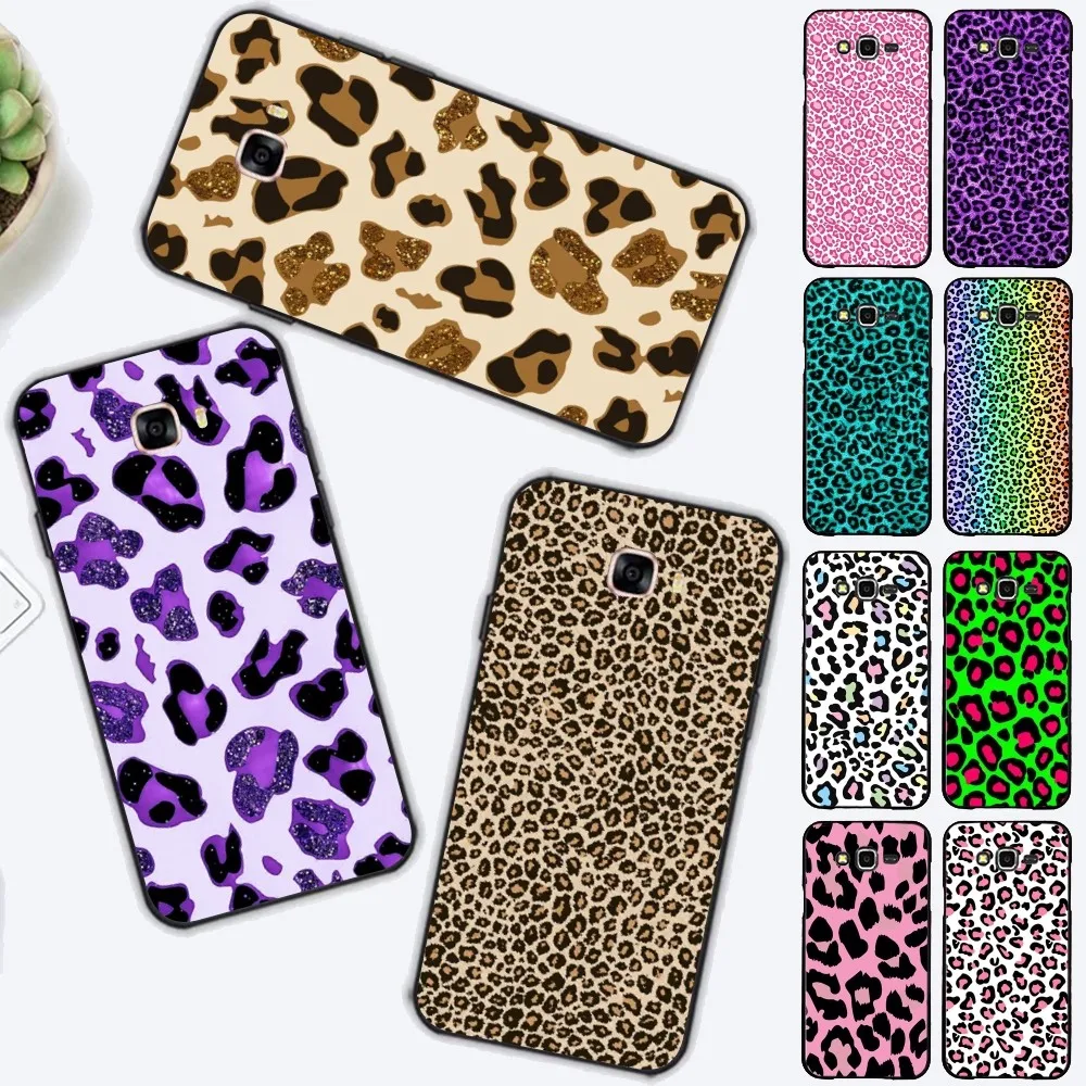 Чехол для телефона с леопардовым принтом Samsung J 7 Plus 7core J7 Neo J6 Prime J4 J5 чехол