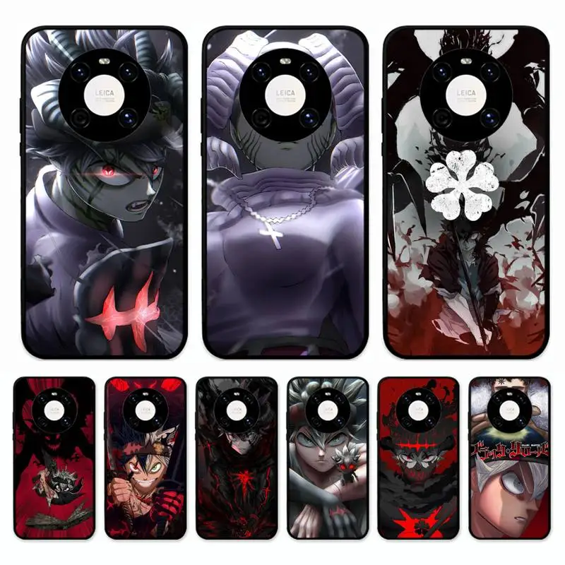 

Black Clover Anime Asta Phone Case for Huawei Mate 20 10 9 40 30 lite pro X Nova 2 3i 7se