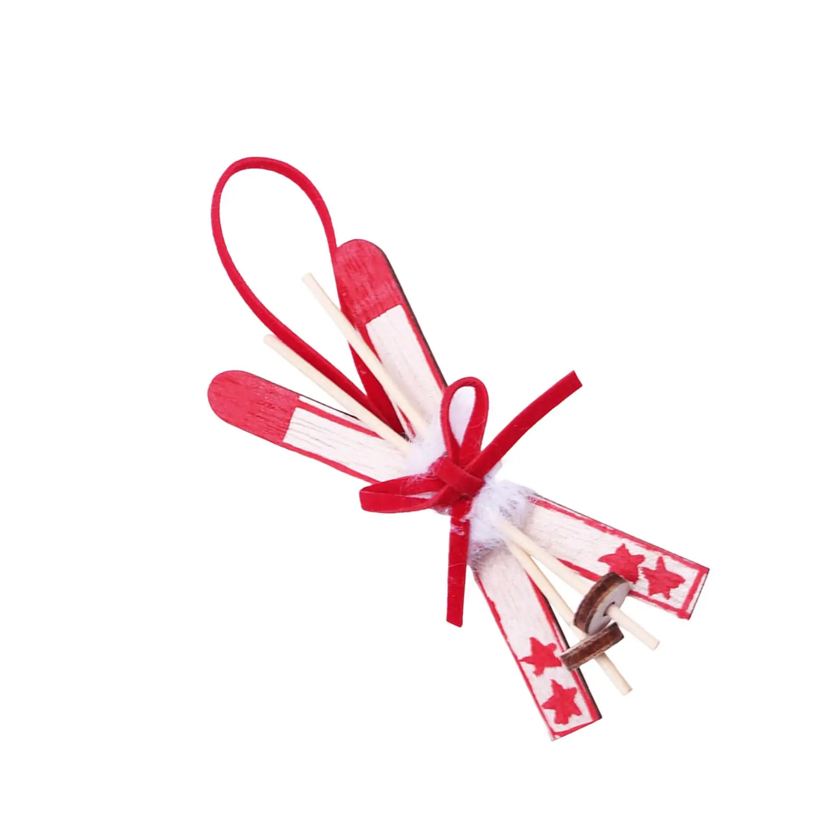 

Миниатюрное украшение для новогодней елки, деревянная подвеска в масштабе 1:12 для кукольного домика