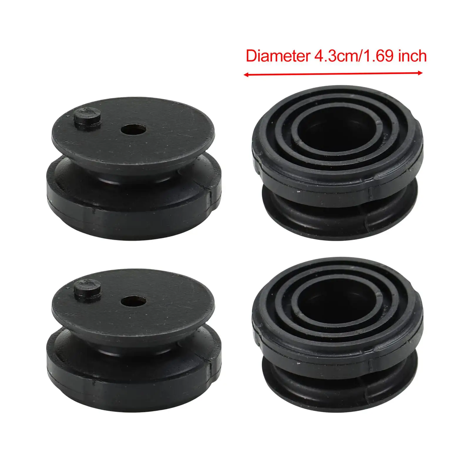 4 шт. резиновые подушечки для ног заменяют 68325-z07-003 Премиум легко устанавливаемая