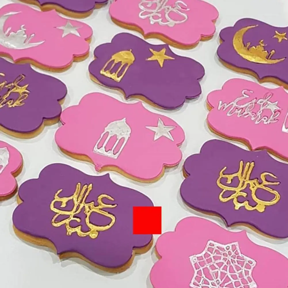 

Форма для выпечки в виде печенья Eid Mubarak, форма для мусульманской вечевечерние «сделай сам», инструмент для выпечки