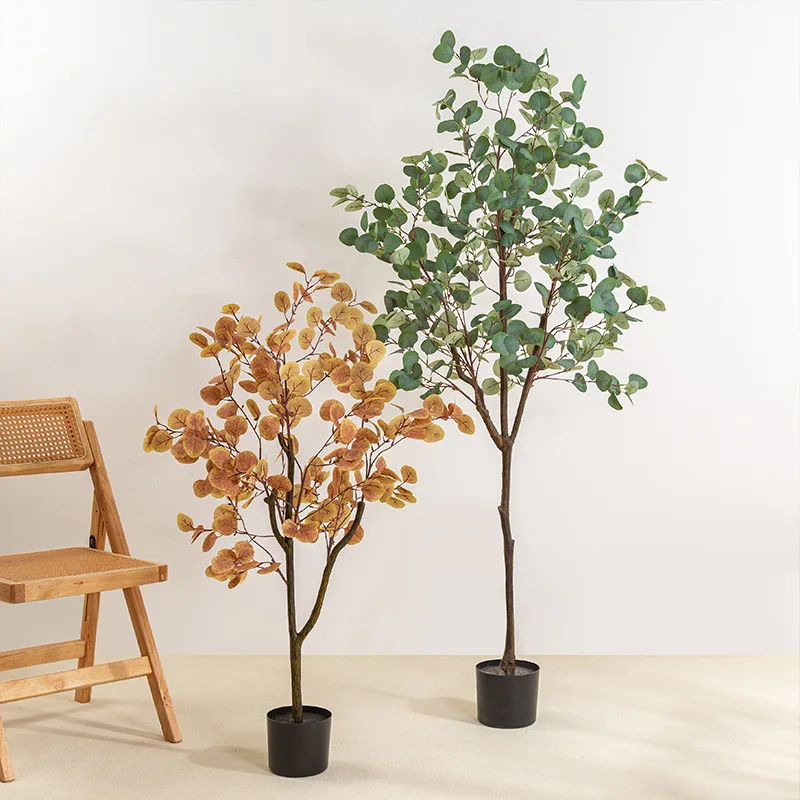 

180CM Artificial Eucalyptus Potted Home Office Large Landing Fake Plant Simulation Money Tree Green