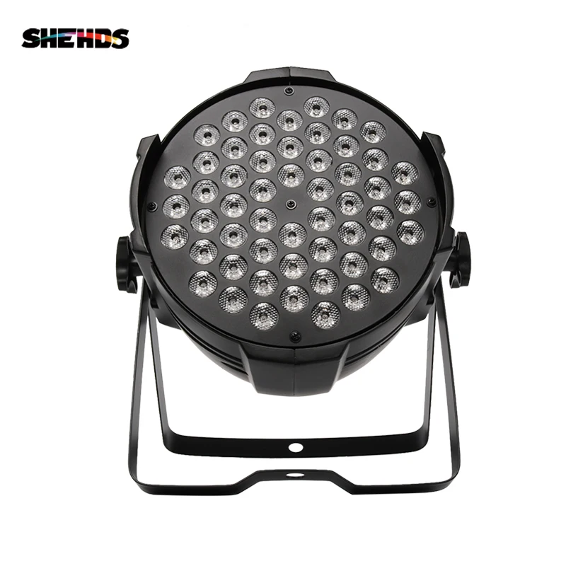 SHEHDS Aluminum Alloy LED Par 54x9W RGB LED Lighting DMX512 Projector Floodlight Can Wash Disco DJ Stage Light