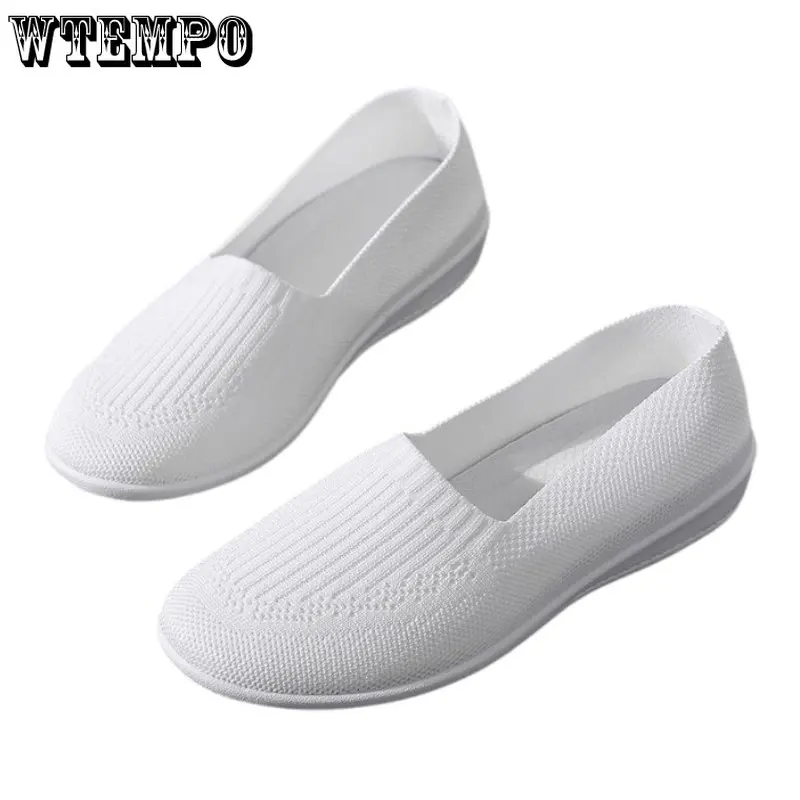 

WTEMPO летние женские дышащие повседневные женские кроссовки, корейские кроссовки на плоской подошве, оптовая продажа, Прямая поставка