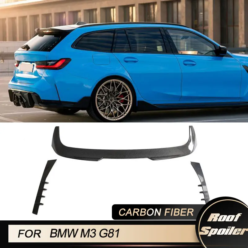 Автомобильный задний спойлер на крышу крылья для BMW M3 G81 2021-2023 3 шт./компл. гоночный