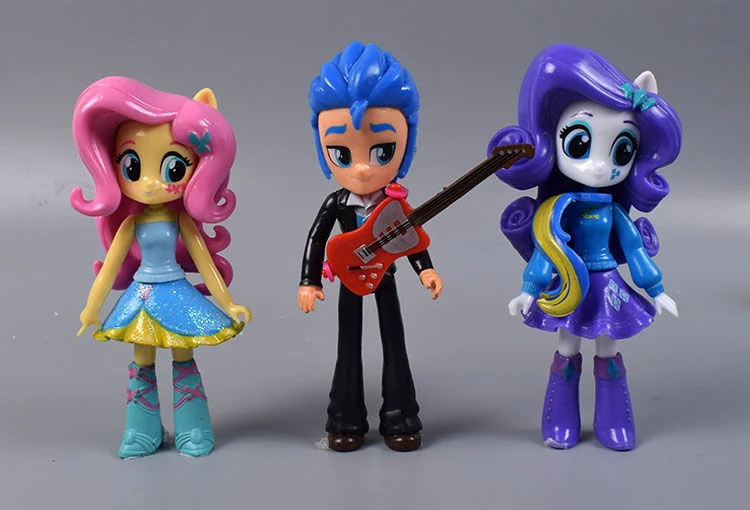 9 шт./компл. моя маленькая понтированная фигурка модные игрушки для девочек