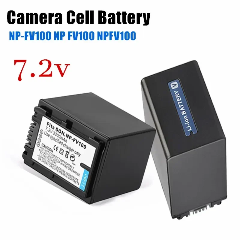 Литиевая аккумуляторная батарея 7 2 В NP-FV100 NP FV100 NPFV100 для камеры FV30 FV50 FV70 HDR-CX700E XR160E